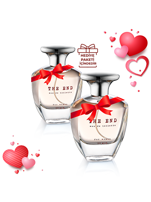 The End Sevgililer Günü Özel Edt Kadın Parfüm Setleri 100 ml Parfüm Setleri x 2 Adet