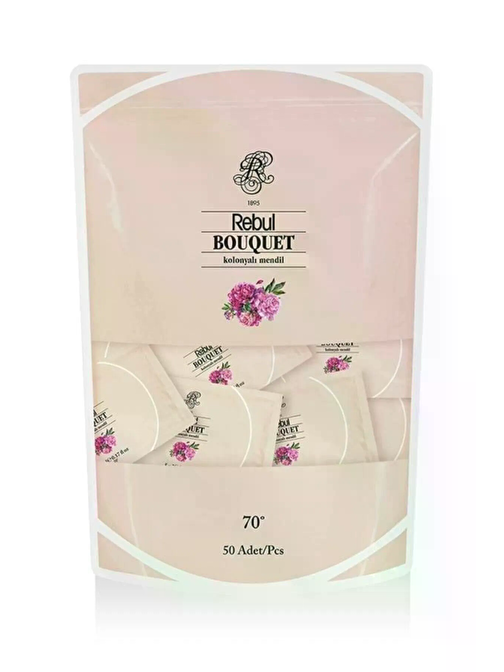 Rebul Bouquet Kolonyalı Mendıl Poset 50Li