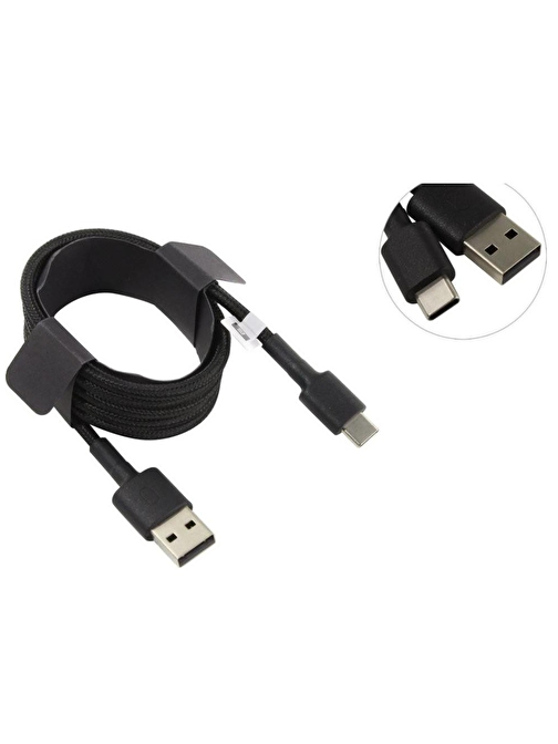 Xiaomi Mi Braided Usb Typec Cable 100Cm Black