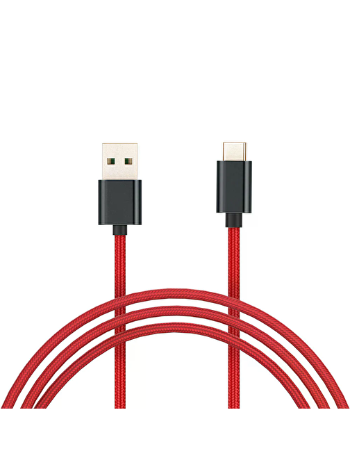 Xiaomi Mi Braided Usb Type-C Cable 100Cm Red
