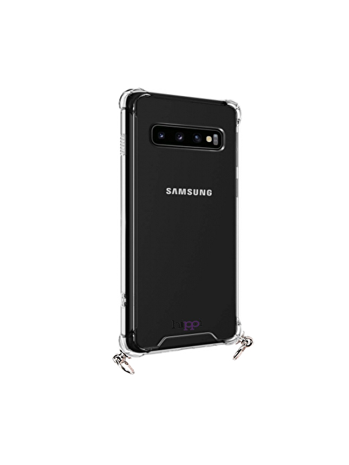 Hippi Hippi Samsung Galaxy S10 Plus Uyumlu Sert Şeffaf Kılıf