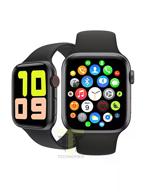 Go Smart T500 Android - iOS Uyumlu Nabız Tansiyon Ölçer Arama Özellikli Akıllı Saat Siyah