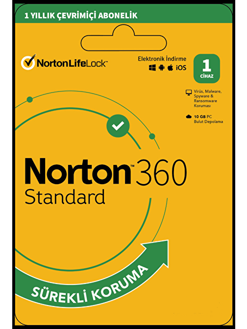 Norton 360 Standart 1 Cihaz