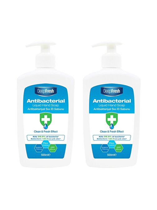Deep Fresh Antibakteriyel Sıvı Sabun 2 x 500 ml