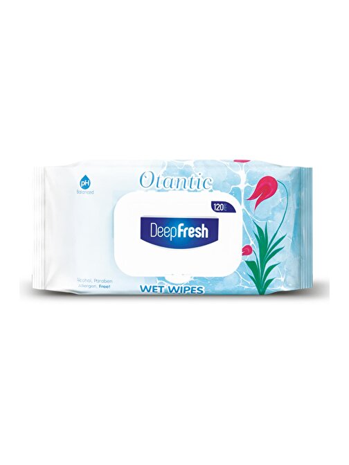 Deep Fresh Otantik Islak Mendil Ebruli 120 Yaprak