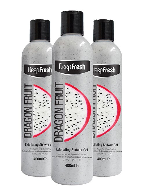 Deep Fresh Arındırıcı Duş Jeli Ejder Meyvesi 3 x 400 ml