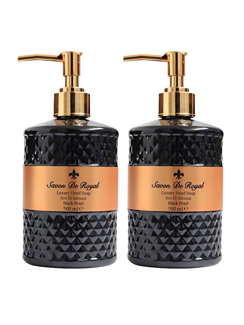 Savon De Royal Black Pearl Luxury Vegan Sıvı Sabun 2 x 500 ml