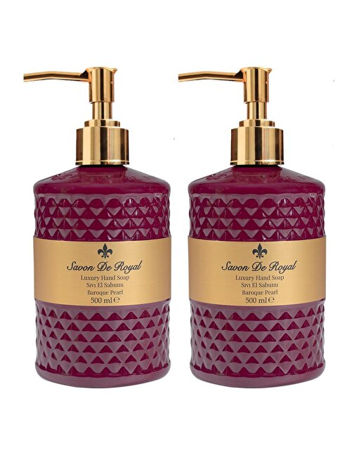 Savon De Royal Baroque Pearl Luxury Vegan Sıvı Sabun 2 x 500 ml
