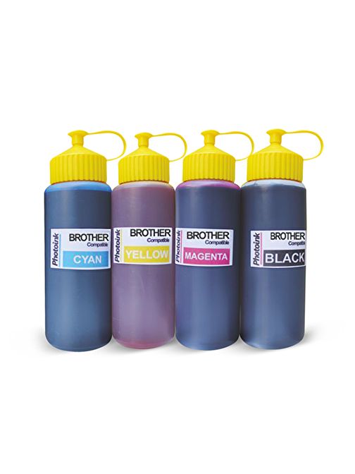 Brother T510 Uyumlu Muadil 4 Renkli Photoink Mürekkep 500 Ml