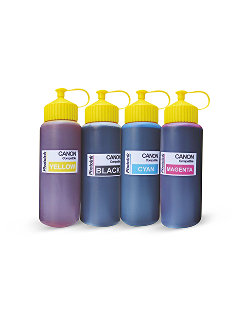 Canon Ip2850 Muadil 4 Renkli Photoink Mürekkep 500 Ml