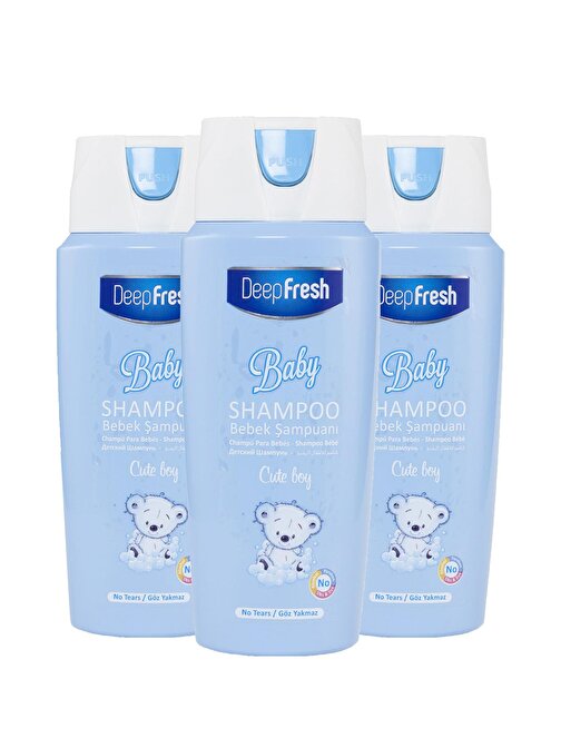 Deep Fresh Günlük Kullanım Cute Boy Bebek Şampuanı 3x500 ml