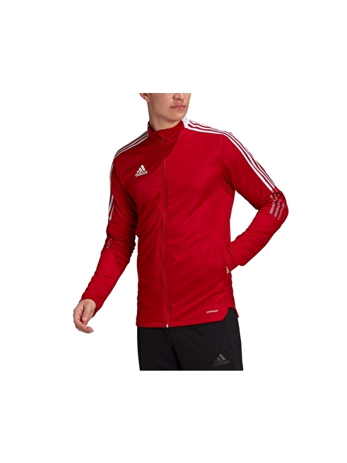 Adidas Tiro21 Tk Jkt Erkek Futbol Ceketi Gm7308 Kırmızı