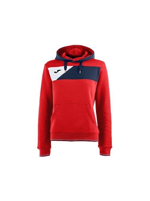 Joma Kadın Günlük Sweatshirts Kırmızı Hooded Jacket Crew ii Woman 900443.603