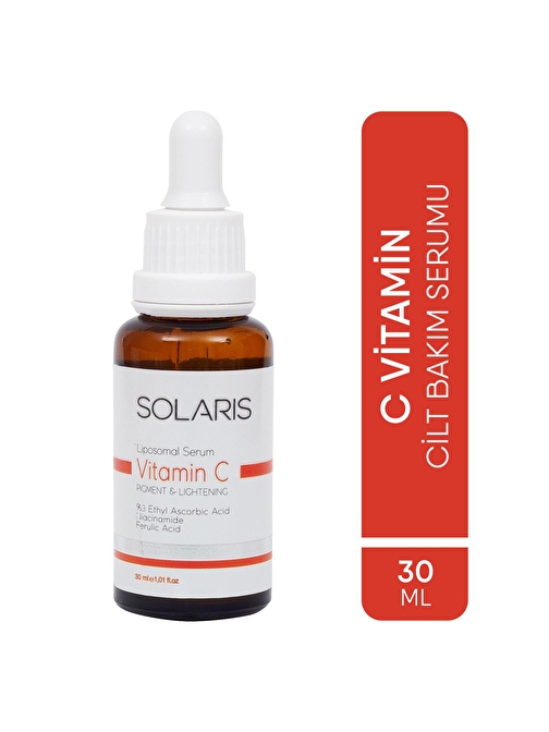 Solaris 3% Ethyl Ascorbic Acid Ve Niacinamide C Vitamini Serum Leke Karşıtı 30 ml