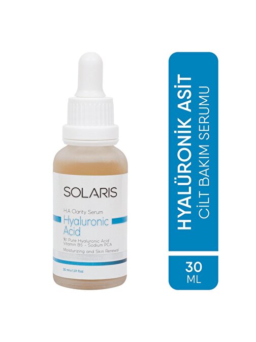 Solaris Hyaluronic Acid Ve B5 Serum Nemlendirici 30 ml