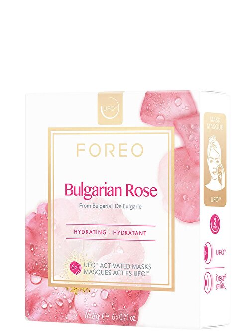 FOREO UFO™ Bulgarian Rose Nemlendirici 6'lı Aktif Maske