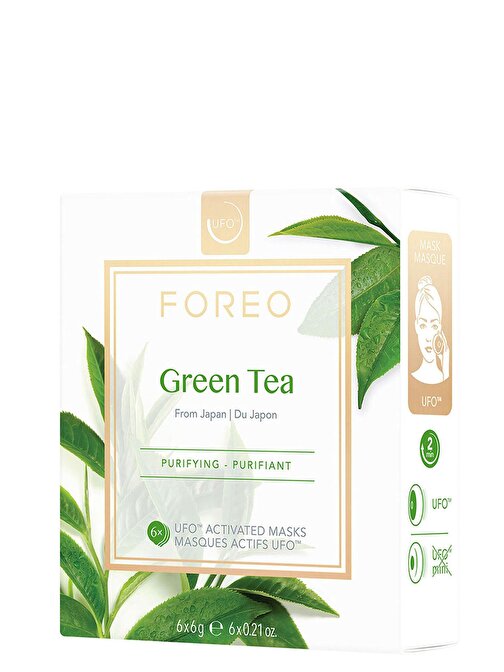FOREO UFO™ Green Tea Arındırıcı 6'lı Aktif Maske