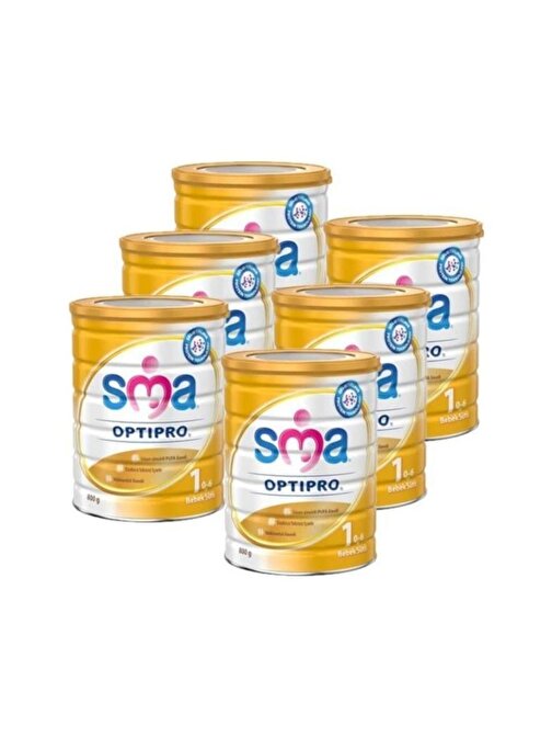 Sma Optipro 1 Bebek Sütü 6x800 gr 0-6 Ay