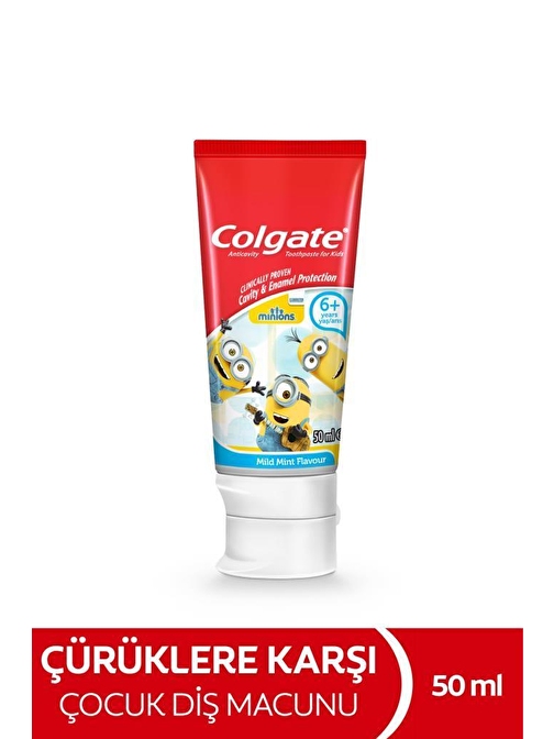 Colgate Minions Çürüklere Karşı Etkili Çocuk Diş Macunu 50 ml