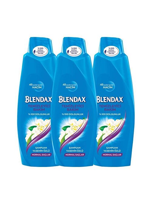Blendax Temizleyici Yasemin Özlü Şampuan 3 x 500 ml