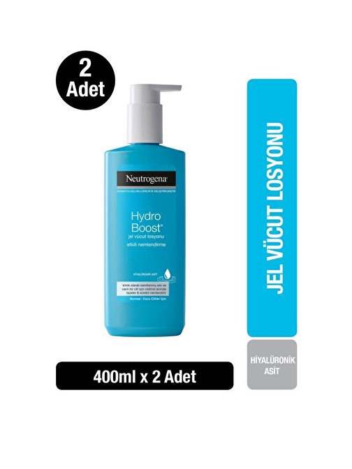 Neutrogena Hydro Boost Vücut Losyonu 400 ml x 2 Adet