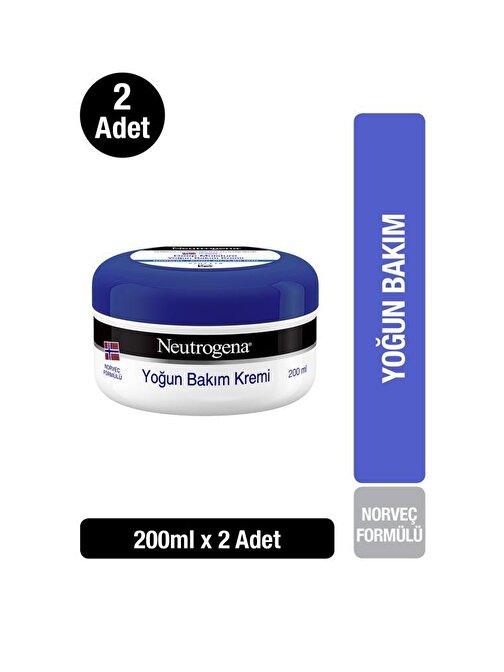 Neutrogena Norveç Formülü Yoğun Bakım Kremi 200 ml x 2 Adet