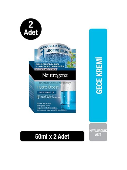 Neutrogena Hydro Boost Gece Kremi 50 ml x2