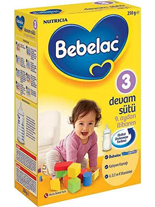 BEBELAC 3 devam sütü 250gr