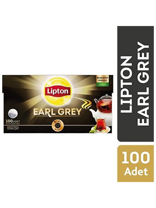 Lipton Earl grey Demlik Poşet Çay 100'lü