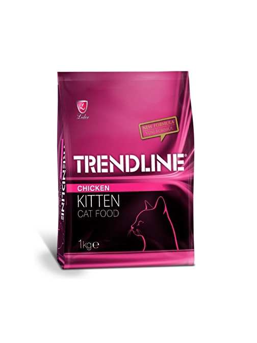 Trendline Kitten Tavuklu Yavru Kedi Maması 1 Kg 3 Adet