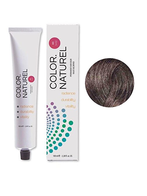 Color Naturel Kalıcı Saç Boyası 100 ml 6.1 Küllü Koyu Kumral