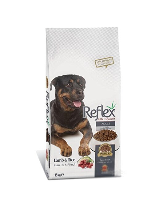 Reflex Adult Dog Kuzu Etli & Pirinçli Yetişkin Köpek Maması 15 Kg