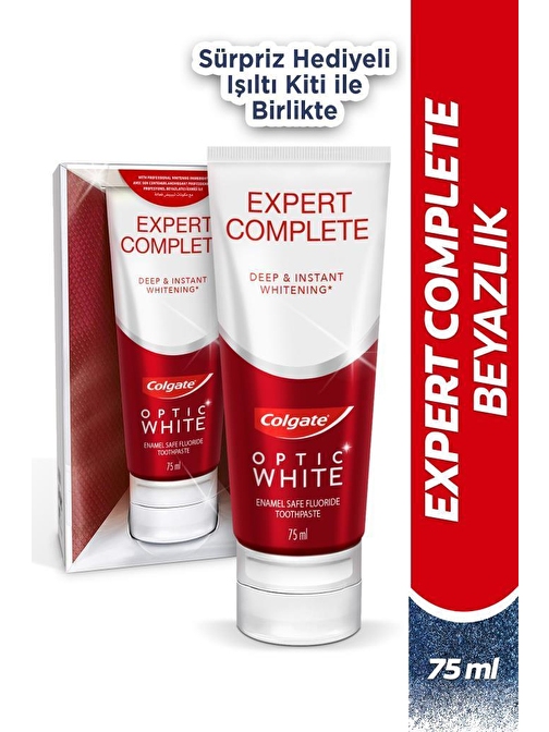 Colgate Optic White Expert Complete Beyazlatıcı Diş Macunu 75 ml