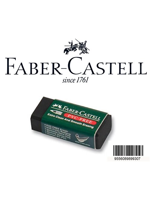 Faber Castell Küçük Boy  Pvc Free SİYAH Silgi No:30 1 Adet