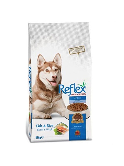 Reflex Dog Food Balıklı & Pirinçli Yetişkin Köpek Maması 15 Kg