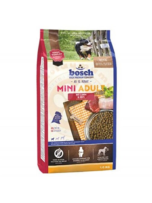 Bosch Mini Lamb Glutensiz Kuzu Etli Küçük Irk Köpek Maması 15 Kg