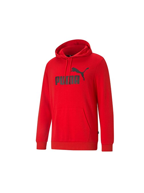Puma Ess Big Logo Hoodie Tr Erkek Günlük Sweatshirts 58668811 Kırmızı L