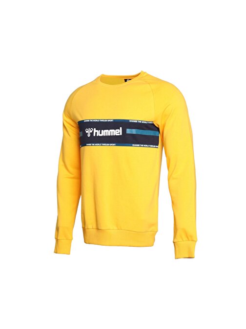 Hummel Hmlmelam Sweatshirt Erkek Günlük Sweatshirts 921293-1311 Sarı M