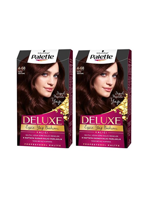 Palette Deluxe Saç Boyası 4.68 Koyu Kestane X 2 Adet