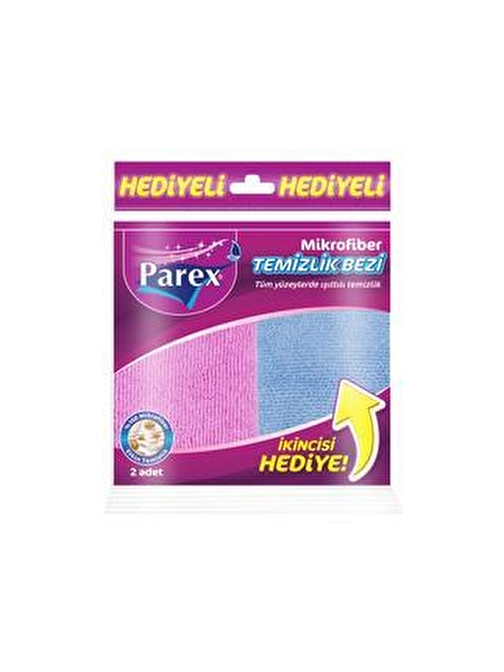 Parex Tüm Yüzeyler Mikrofiber Temizlik Bezi Renkli