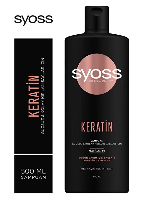 Syoss Keratin Mükemmelliği Şampuan 500 ml