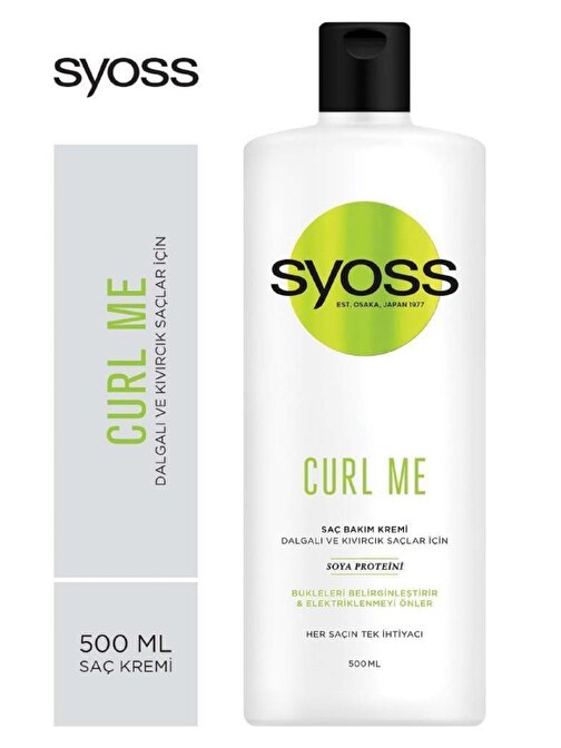 Syoss Curl Me Bukle Belirginleştirici Saç Kremi 500 ml