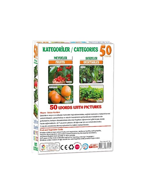 Laço Kids İlk 50 Meyve Sebze