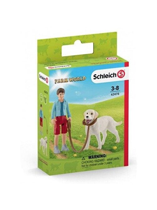 Schleich Schleich Labrador İle Yürüyüş Figür Oyuncak