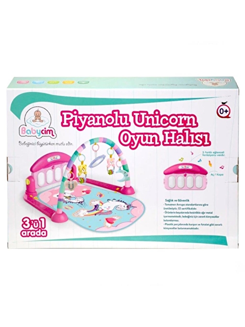 Birlik Babycim Unicorn Piyanolu Oyun Halısı 5 - 7 Yaş