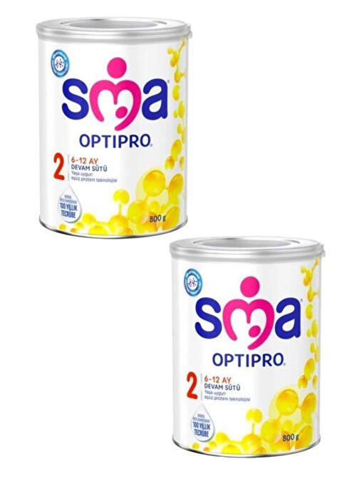 Sma Optipro 2 Probiyotik Devam Sütü 2x800 gr 0-6 Ay
