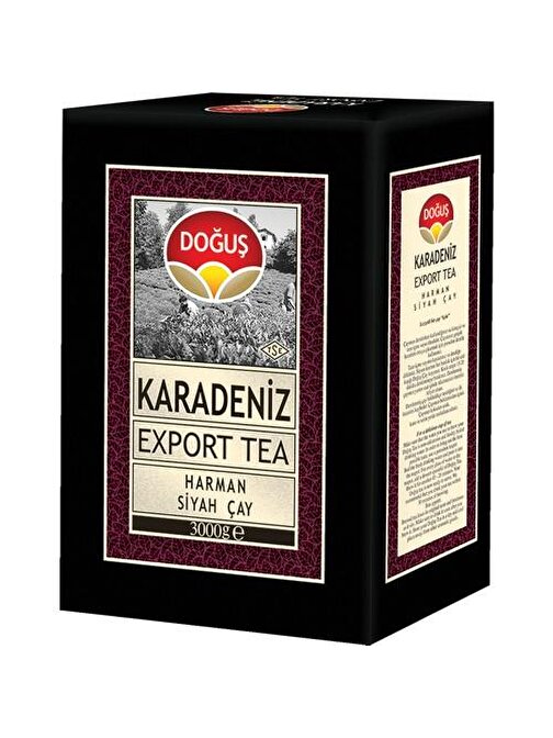 Doğuş Karadeniz Export Tea Harman Siyah Çay 3000 gr Karton Kutulu