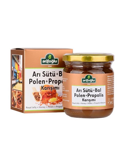 Arifoğlu Arı Sütü Bal Polen Propolis Arımix 230 g