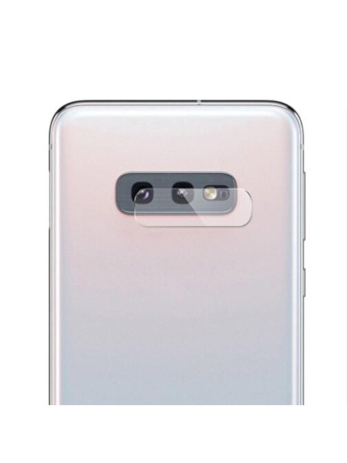 Gpack Samsung Galaxy S10E Kamera Lens Koruyucu Renkli
