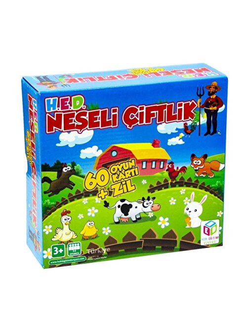 Hobi Eğitim Dünyası Neşeli Çiftlik Yarışma Eğlence Kutu Oyunu 3 Yaş